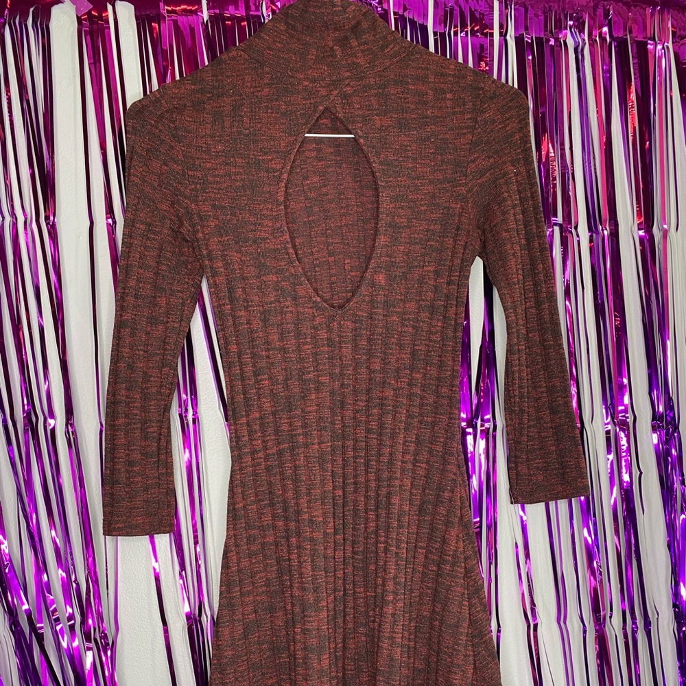 American apparel outfitters keyhole back dress